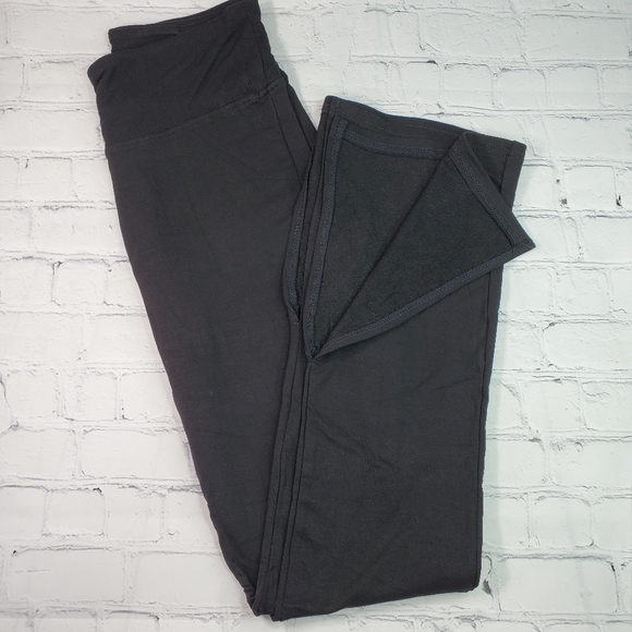 Women's High Waisted Split Hem Flare Leggings with Ribbed Waistband Size… - Picture 4 of 6